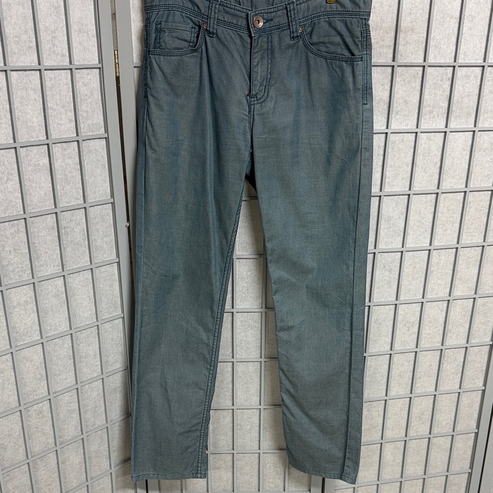 Tristan Slate Blue Straight Leg Jeans, Size 30